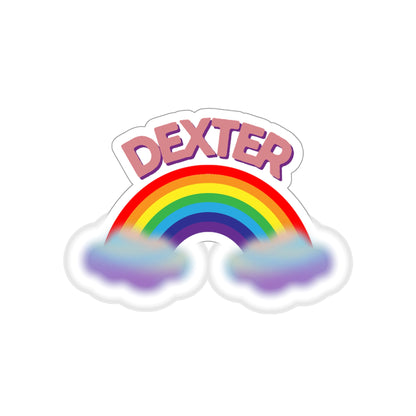 Dexter Rainbow (alt) Die-Cut Stickers