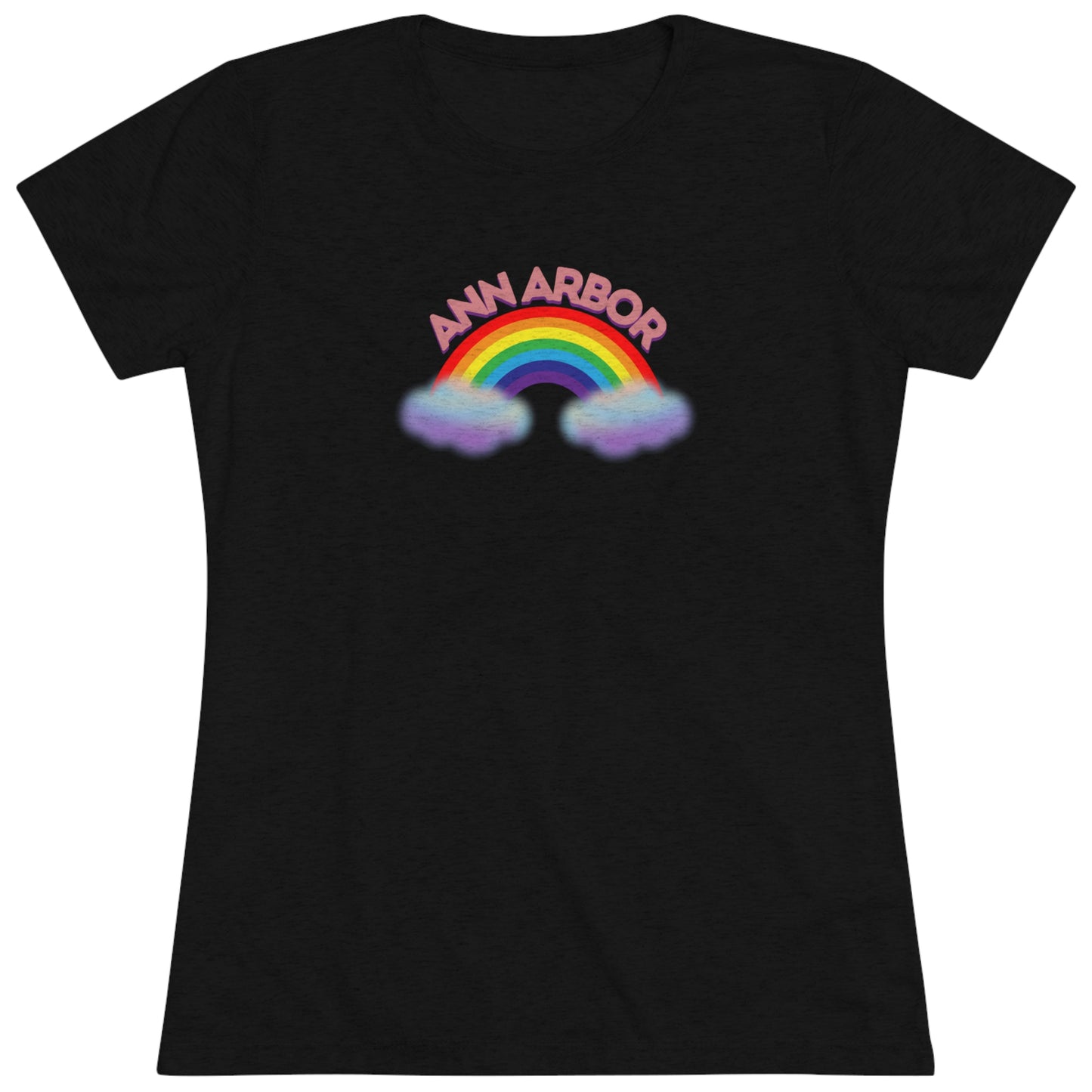 Ann Arbor Rainbow (alt) Women's Tri-blend T-shirt