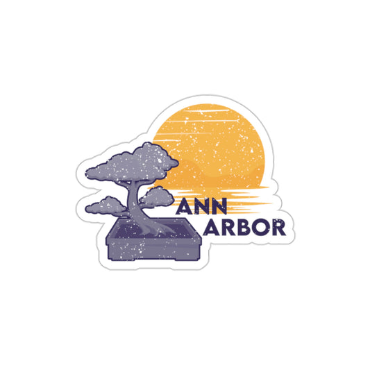 Ann Arbor Bonsai Tree Die-Cut Stickers