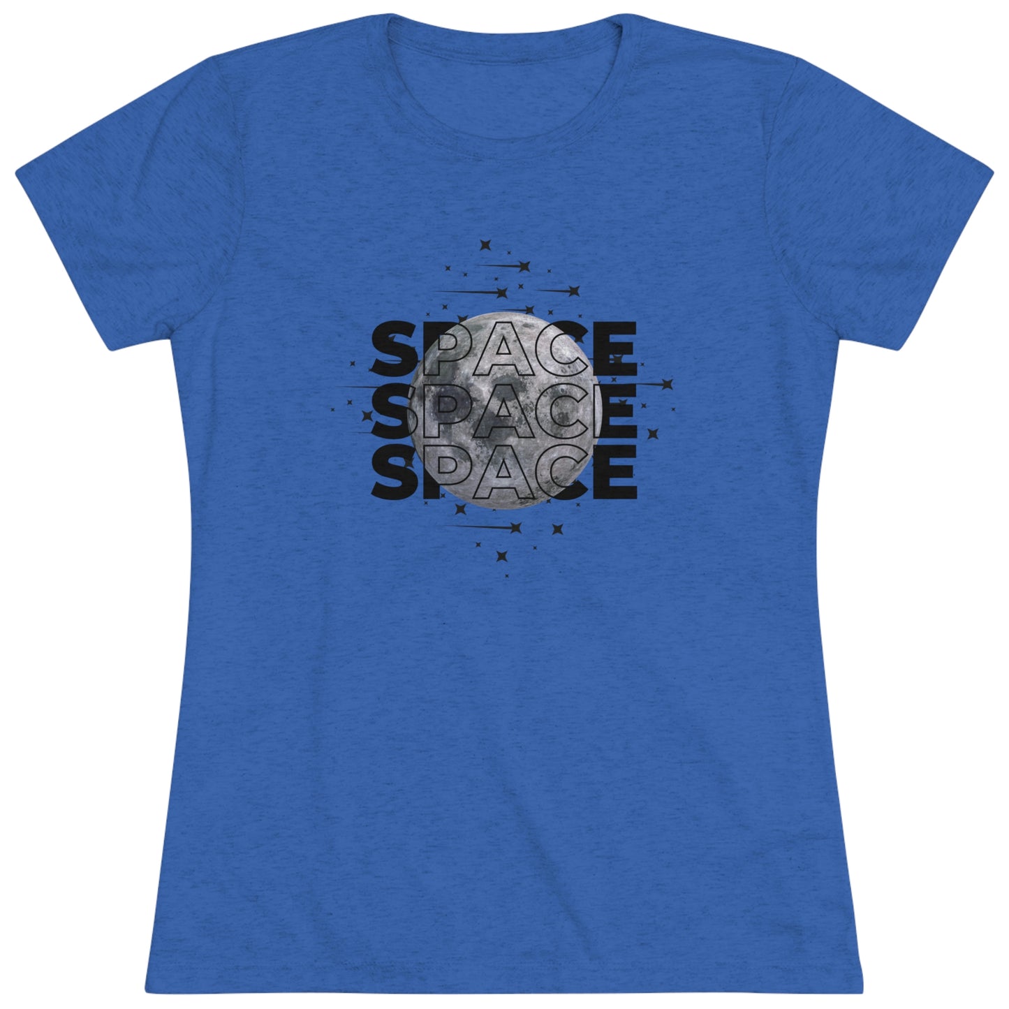 Space Moon Women's Tri-blend T-shirt