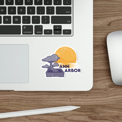 Ann Arbor Bonsai Tree Die-Cut Stickers