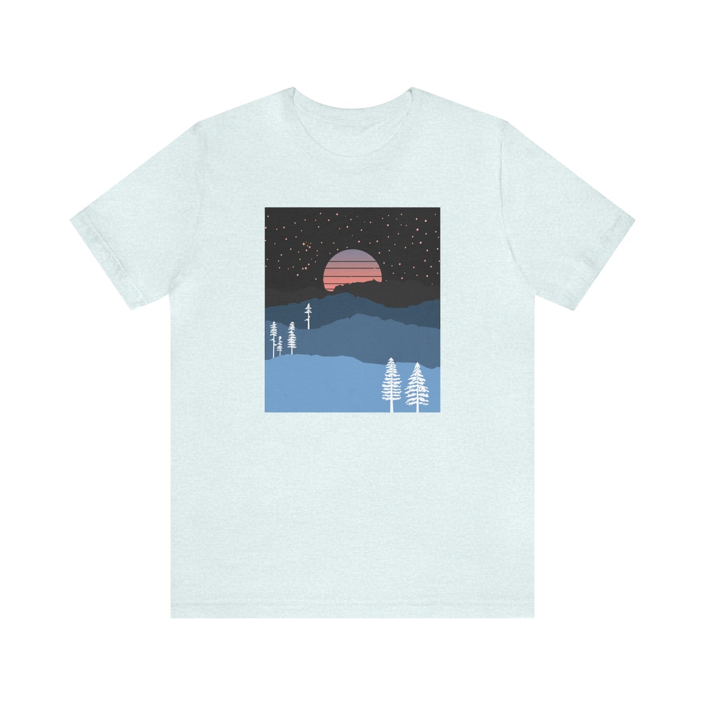 Mountain Moon Rise Unisex T-shirt