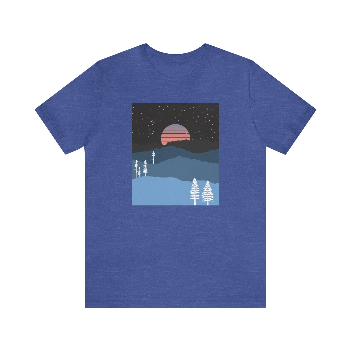 Mountain Moon Rise Unisex T-shirt