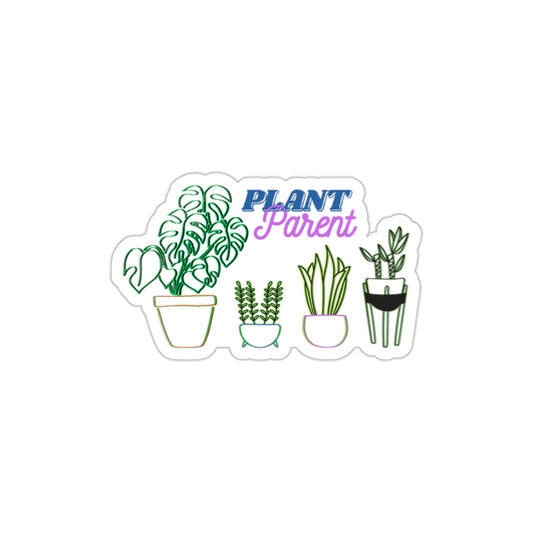 Plant Parent Die-Cut Stickers (color)