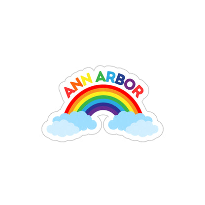 Ann Arbor Rainbow Die-Cut Stickers