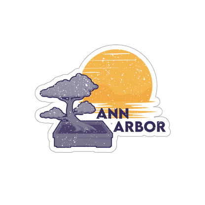 Ann Arbor Bonsai Tree Die-Cut Stickers