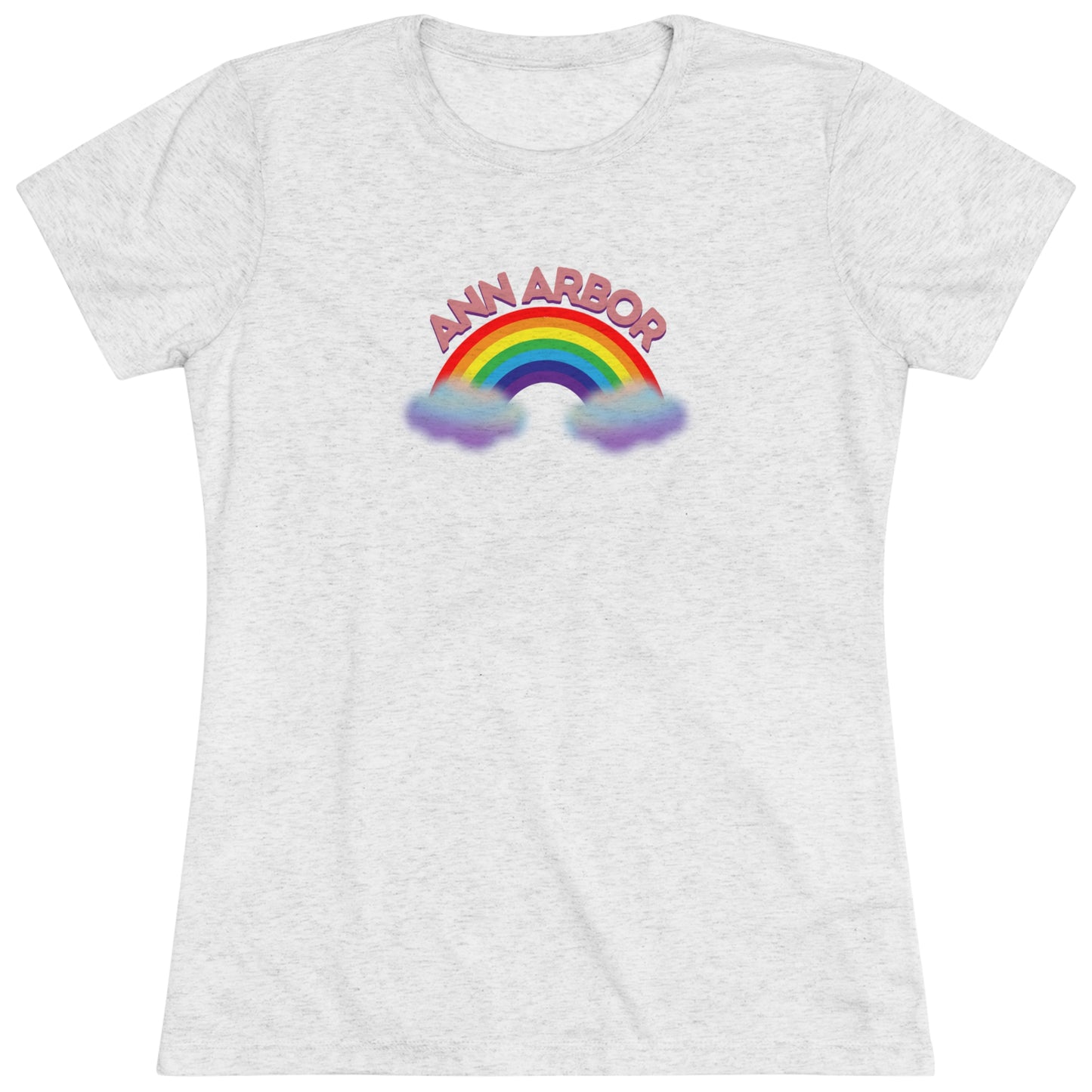 Ann Arbor Rainbow (alt) Women's Tri-blend T-shirt