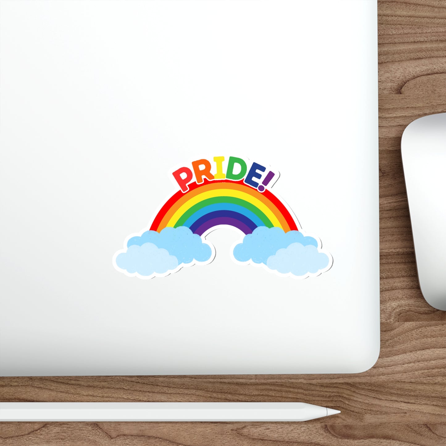 Pride Rainbow Die-Cut Stickers