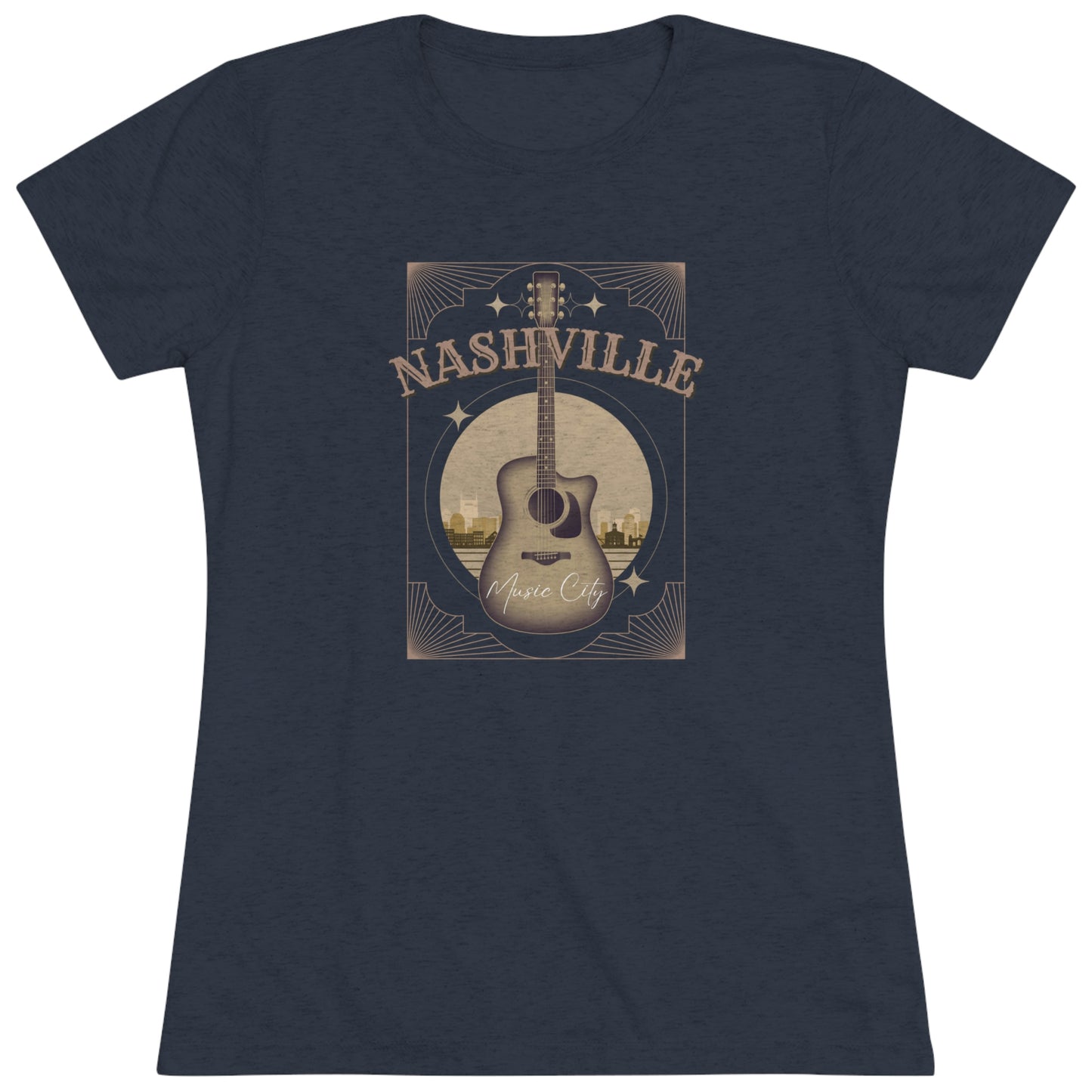 Nashville Music City Women's Tri-blend T-shirt