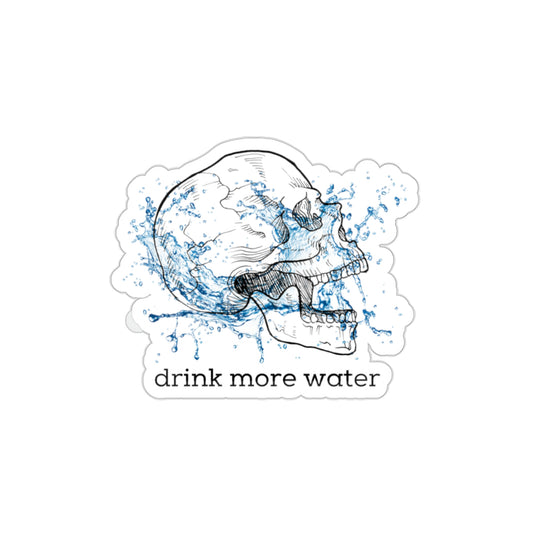 Drink More Water Die-Cut Stickers