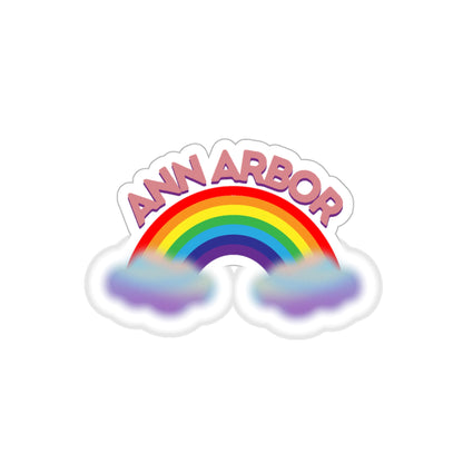 Ann Arbor Rainbow (alt) Die-Cut Stickers