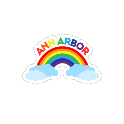 Ann Arbor Rainbow Die-Cut Stickers