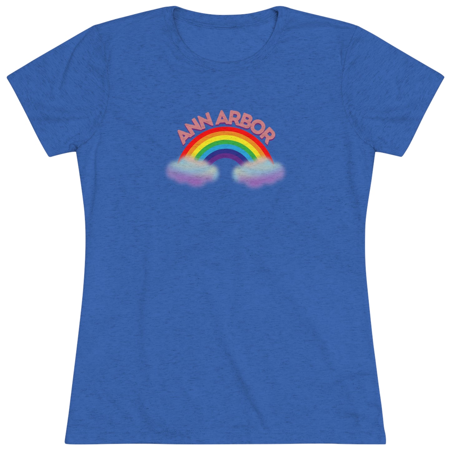 Ann Arbor Rainbow (alt) Women's Tri-blend T-shirt