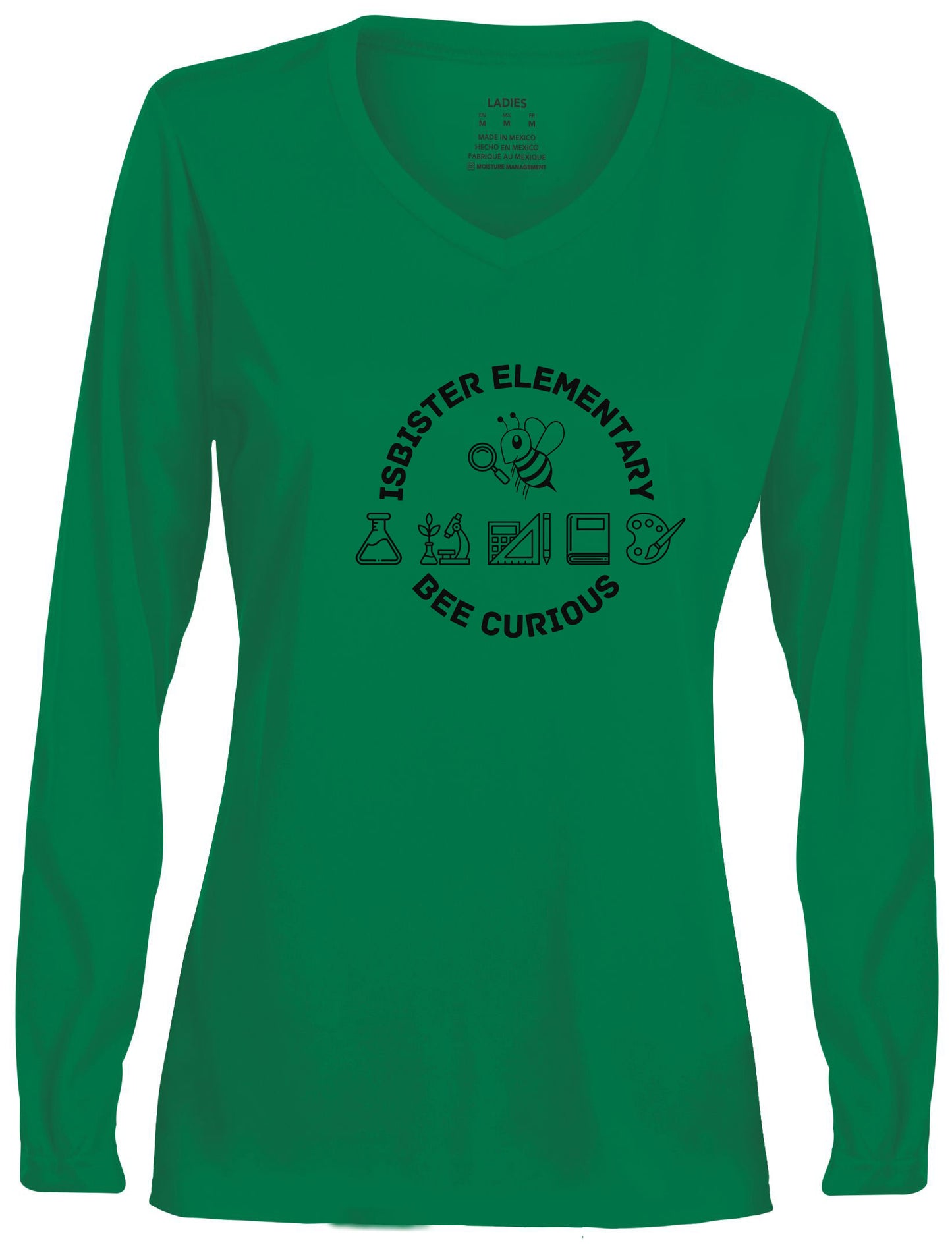 Isbister Bee Curious Adult Women's Wicking Longsleeve Augusta 1788