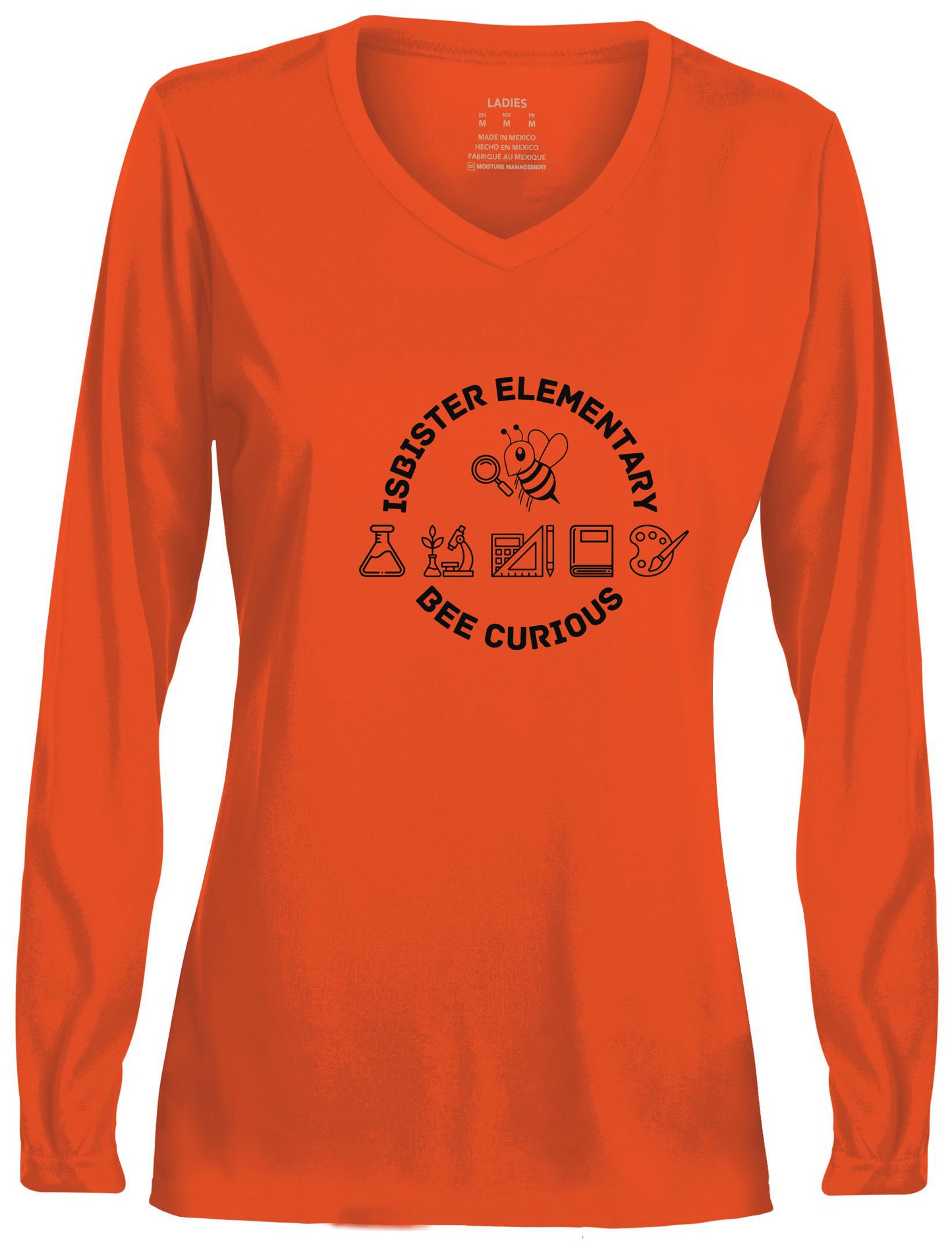 Isbister Bee Curious Adult Women's Wicking Longsleeve Augusta 1788