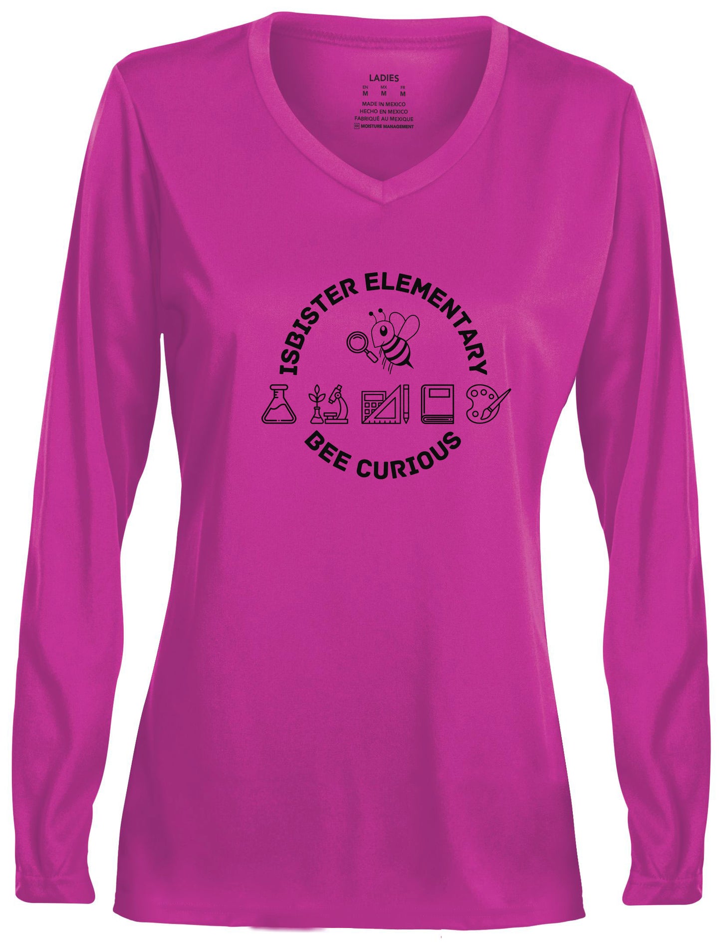 Isbister Bee Curious Adult Women's Wicking Longsleeve Augusta 1788