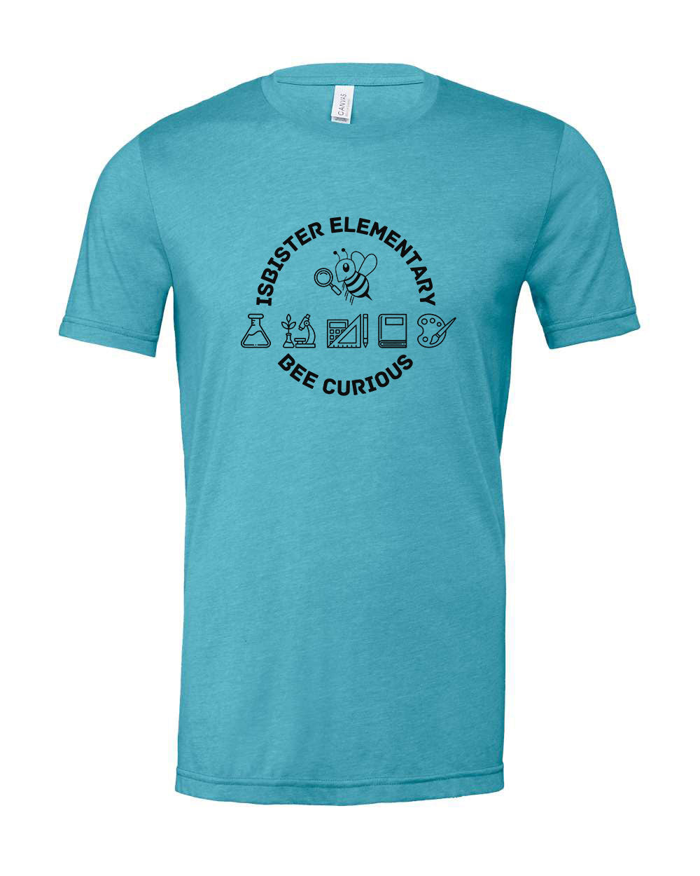 Isbister Bee Curious Adult T-Shirt Bella+Canvas 3001CVC