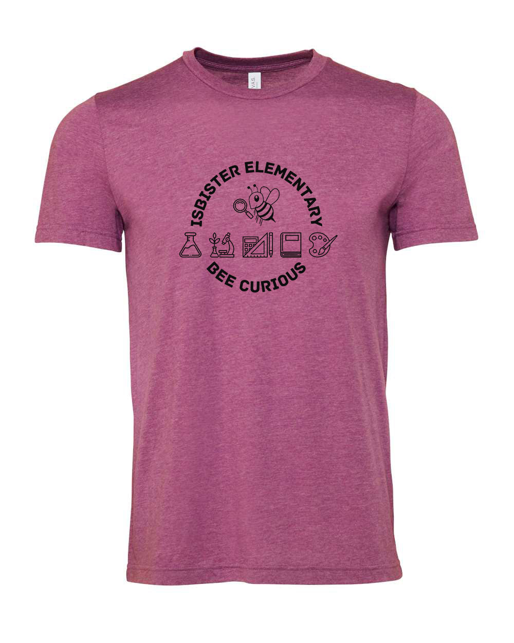 Isbister Bee Curious Adult T-Shirt Bella+Canvas 3001CVC