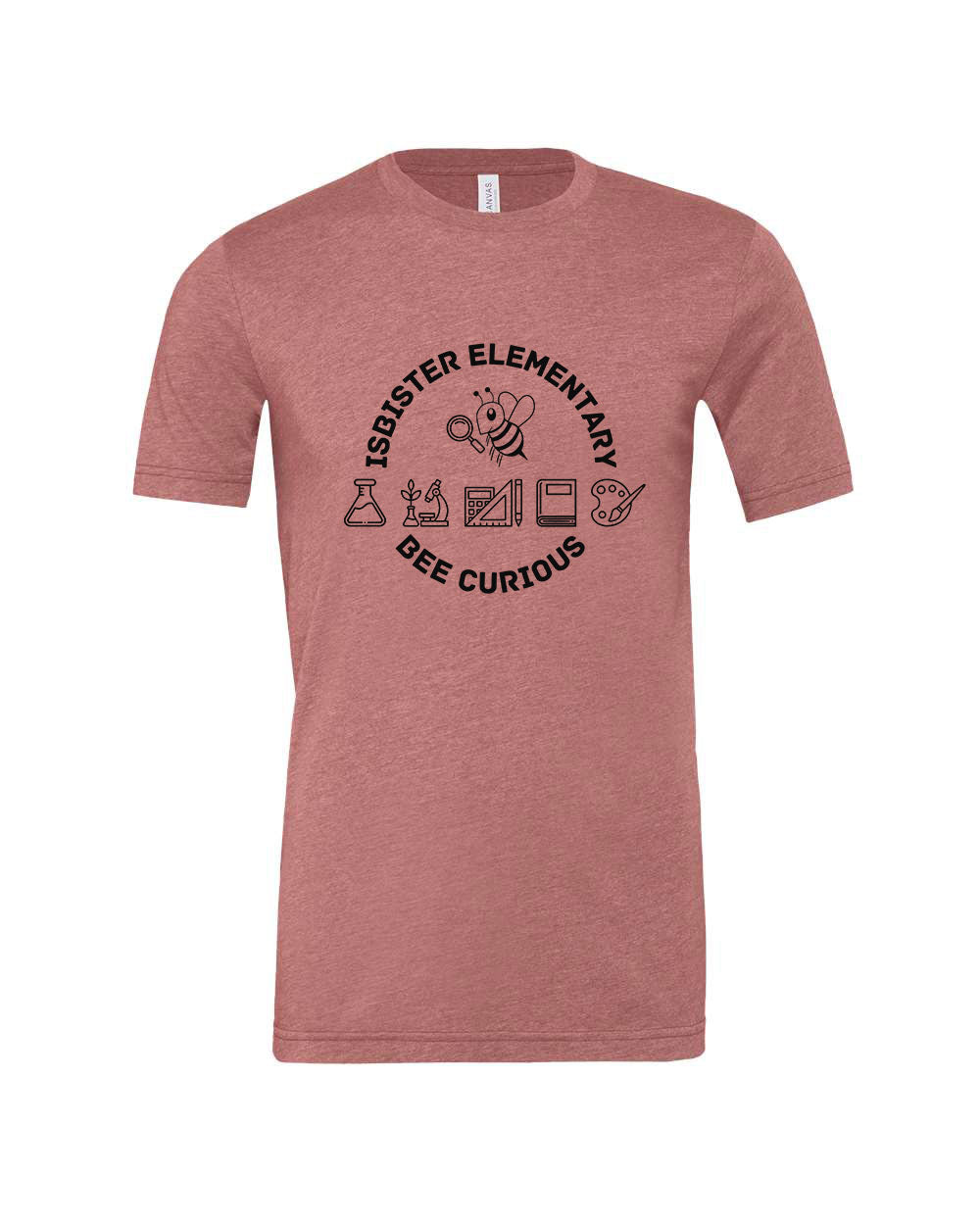 Isbister Bee Curious Adult T-Shirt Bella+Canvas 3001CVC
