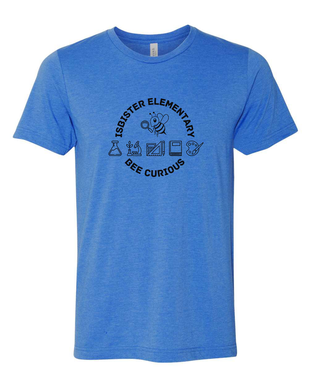 Isbister Bee Curious Adult T-Shirt Bella+Canvas 3001CVC