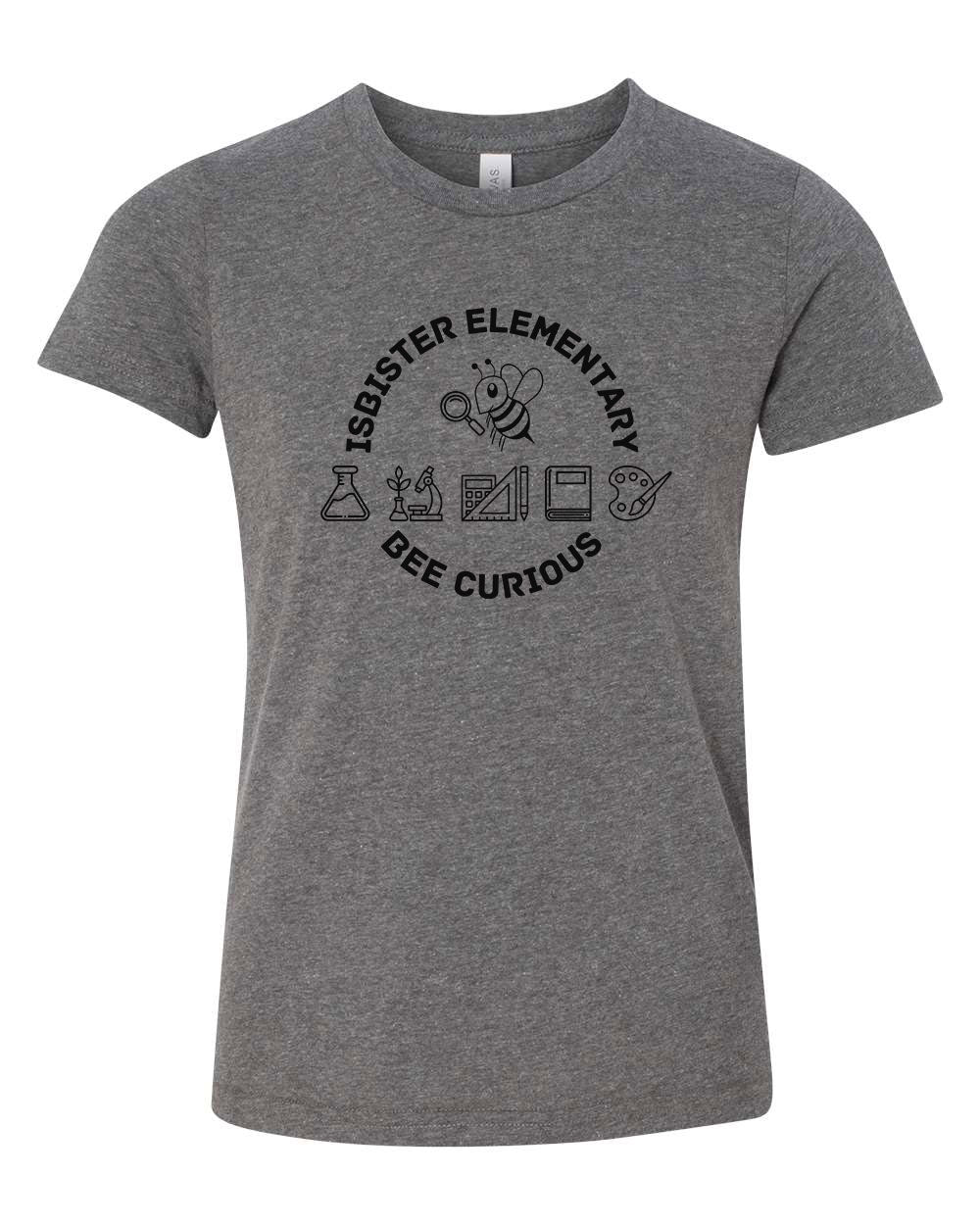 Isbister Bee Curious Youth T-Shirt Bella +Canvas 3001YCVC