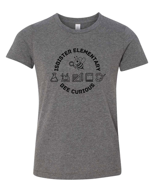 Isbister Bee Curious Youth T-Shirt Bella +Canvas 3001YCVC