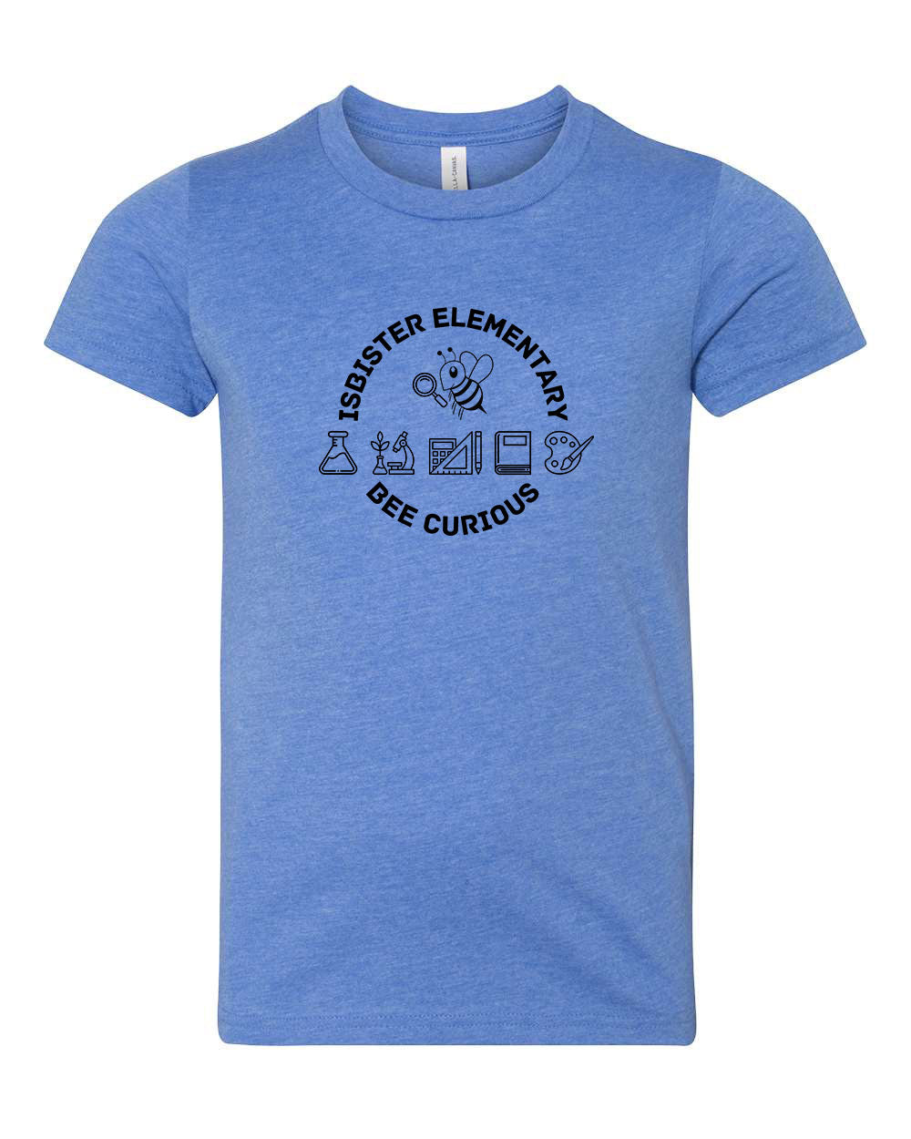 Isbister Bee Curious Youth T-Shirt Bella +Canvas 3001YCVC