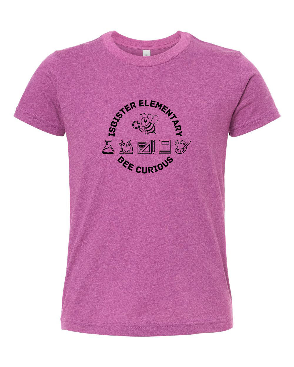 Isbister Bee Curious Youth T-Shirt Bella +Canvas 3001YCVC