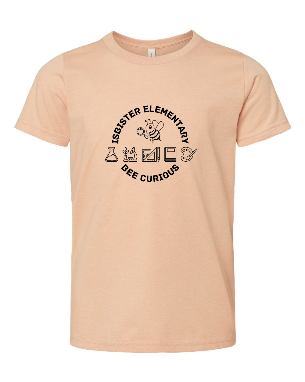 Isbister Bee Curious Youth T-Shirt Bella +Canvas 3001YCVC