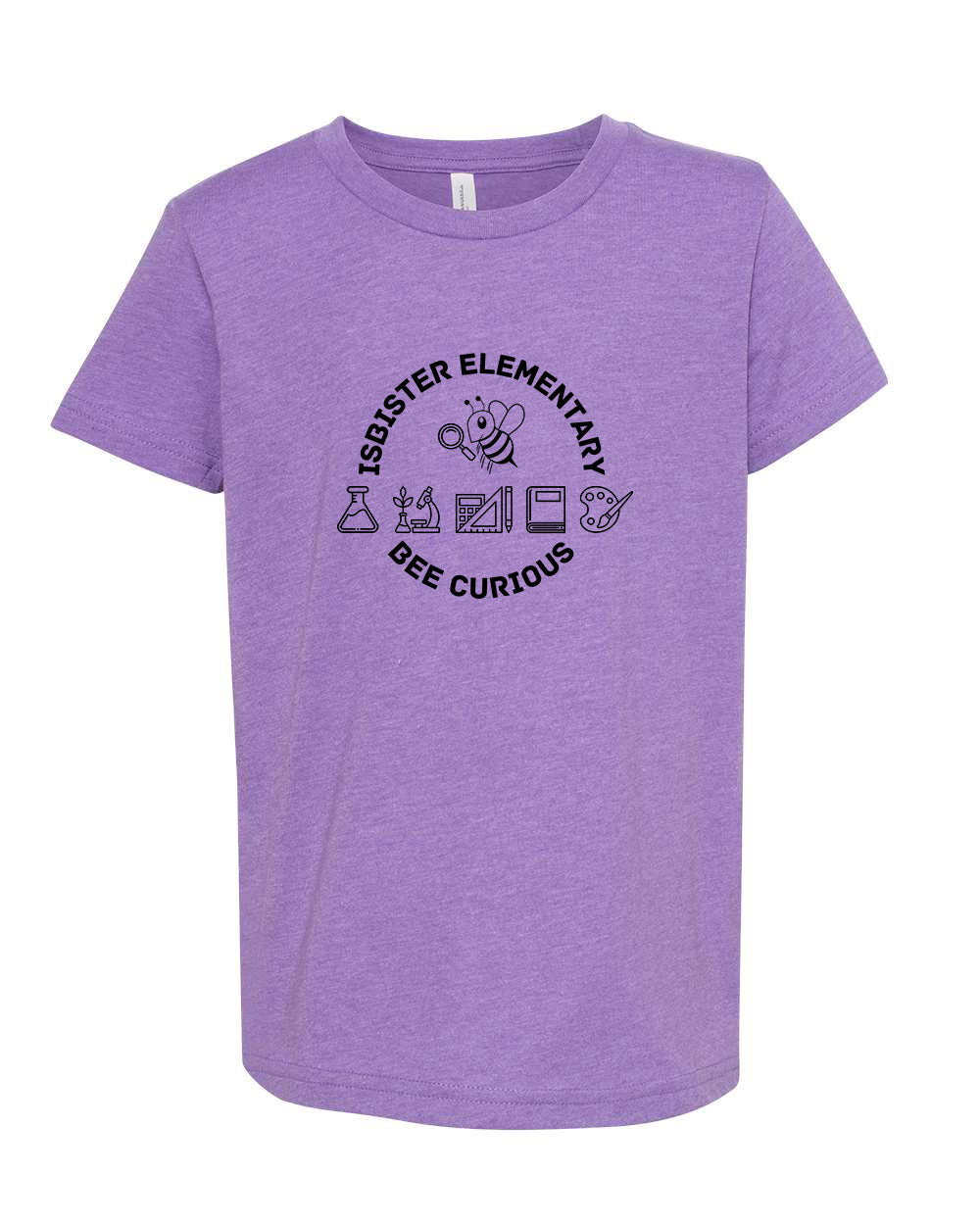 Isbister Bee Curious Youth T-Shirt Bella +Canvas 3001YCVC