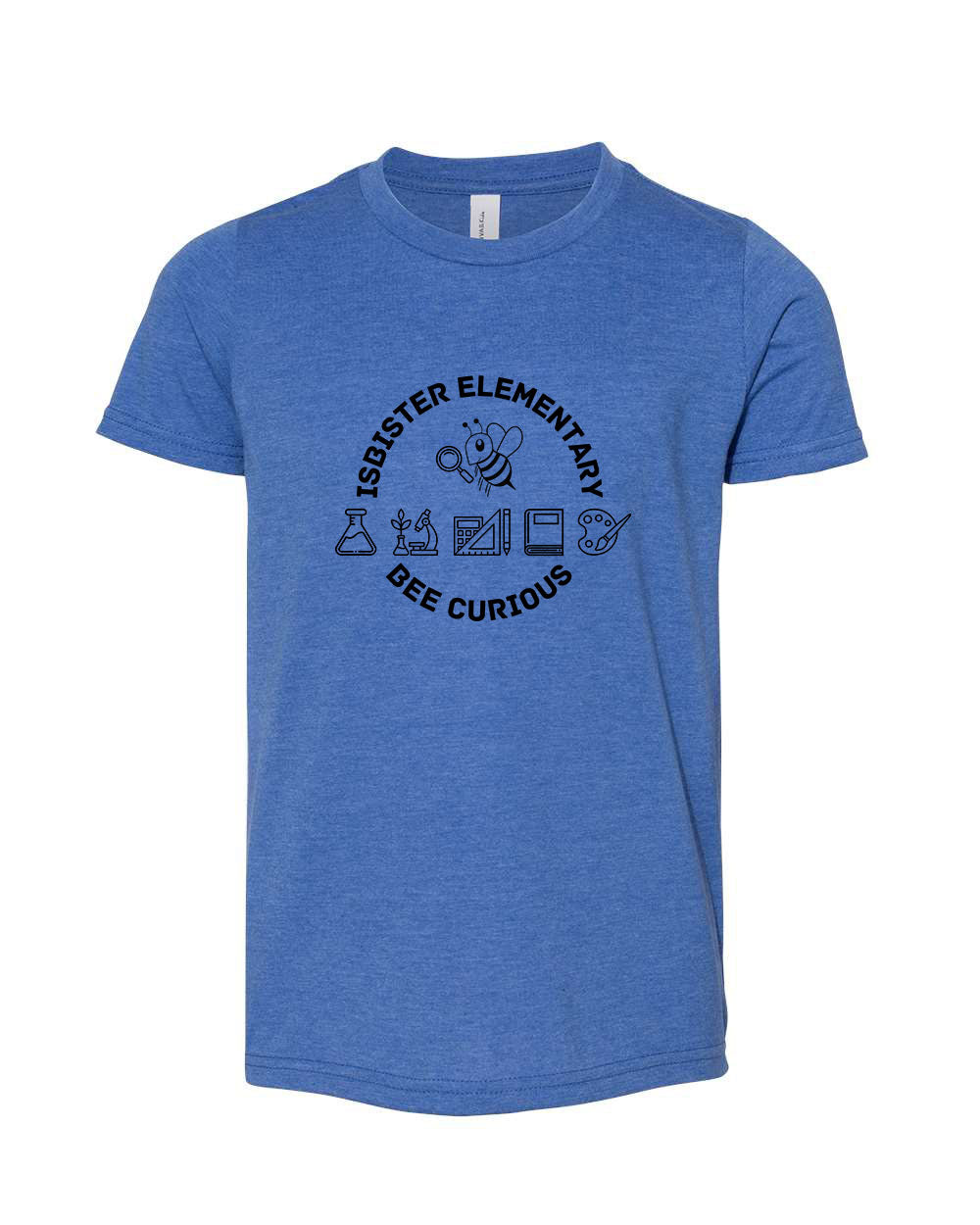 Isbister Bee Curious Youth T-Shirt Bella +Canvas 3001YCVC