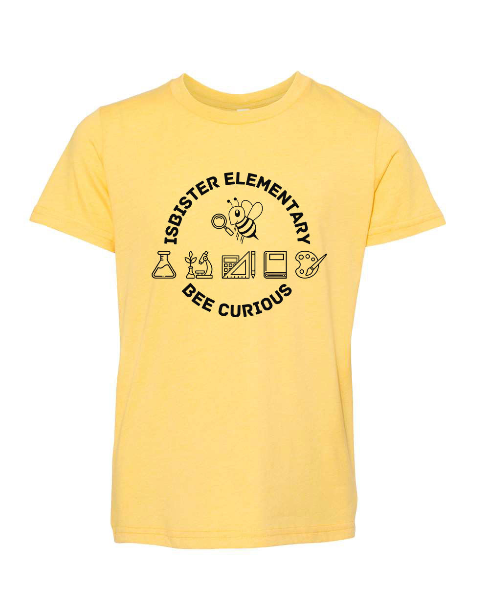 Isbister Bee Curious Youth T-Shirt Bella +Canvas 3001YCVC
