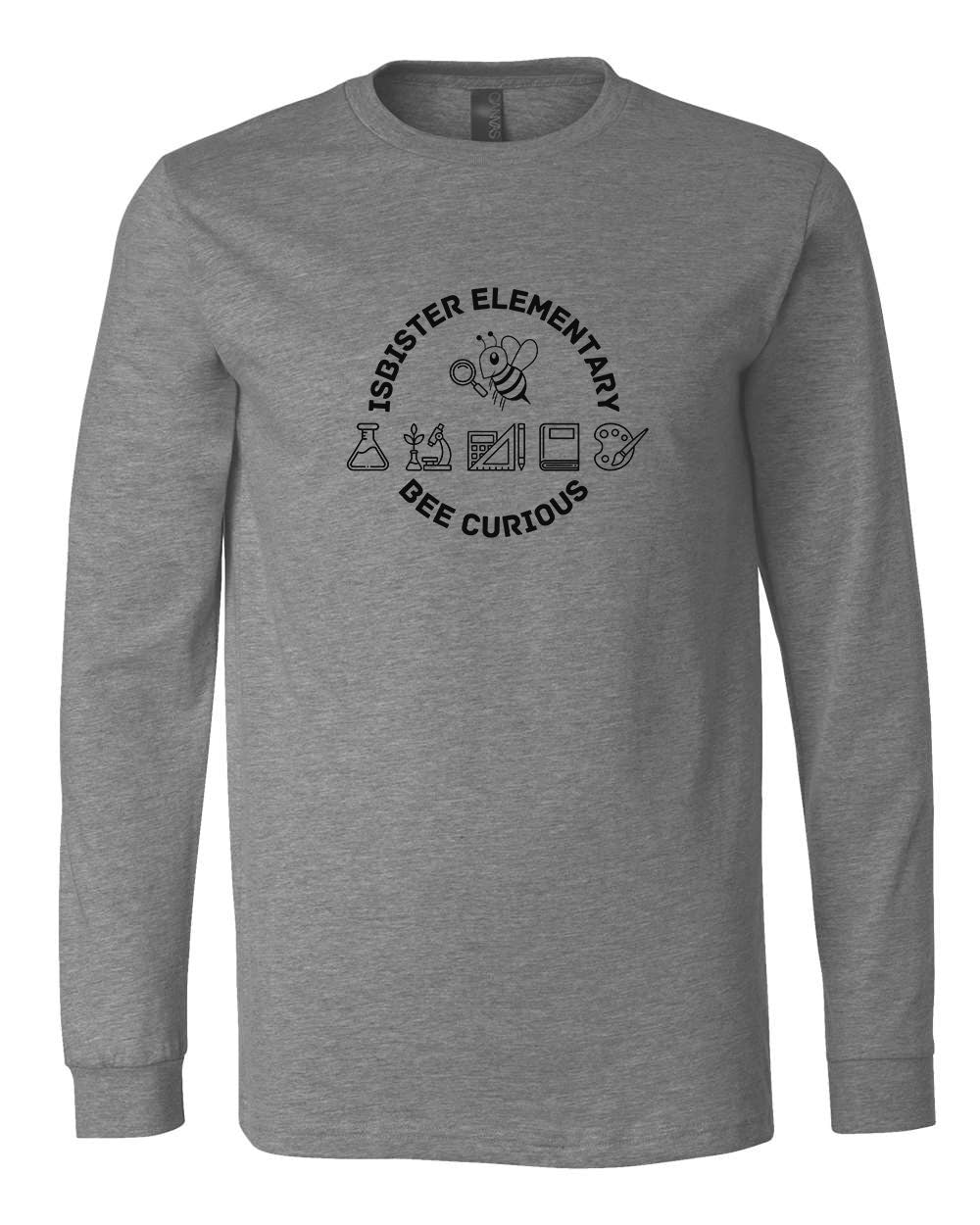Isbister Bee Curious Adult Long Sleeve Bella+Canvas 3501CVC