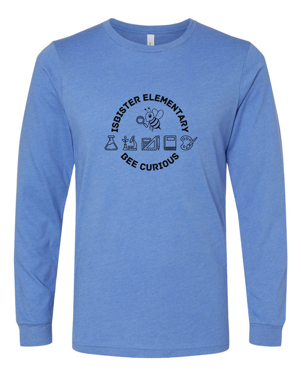 Isbister Bee Curious Adult Long Sleeve Bella+Canvas 3501CVC