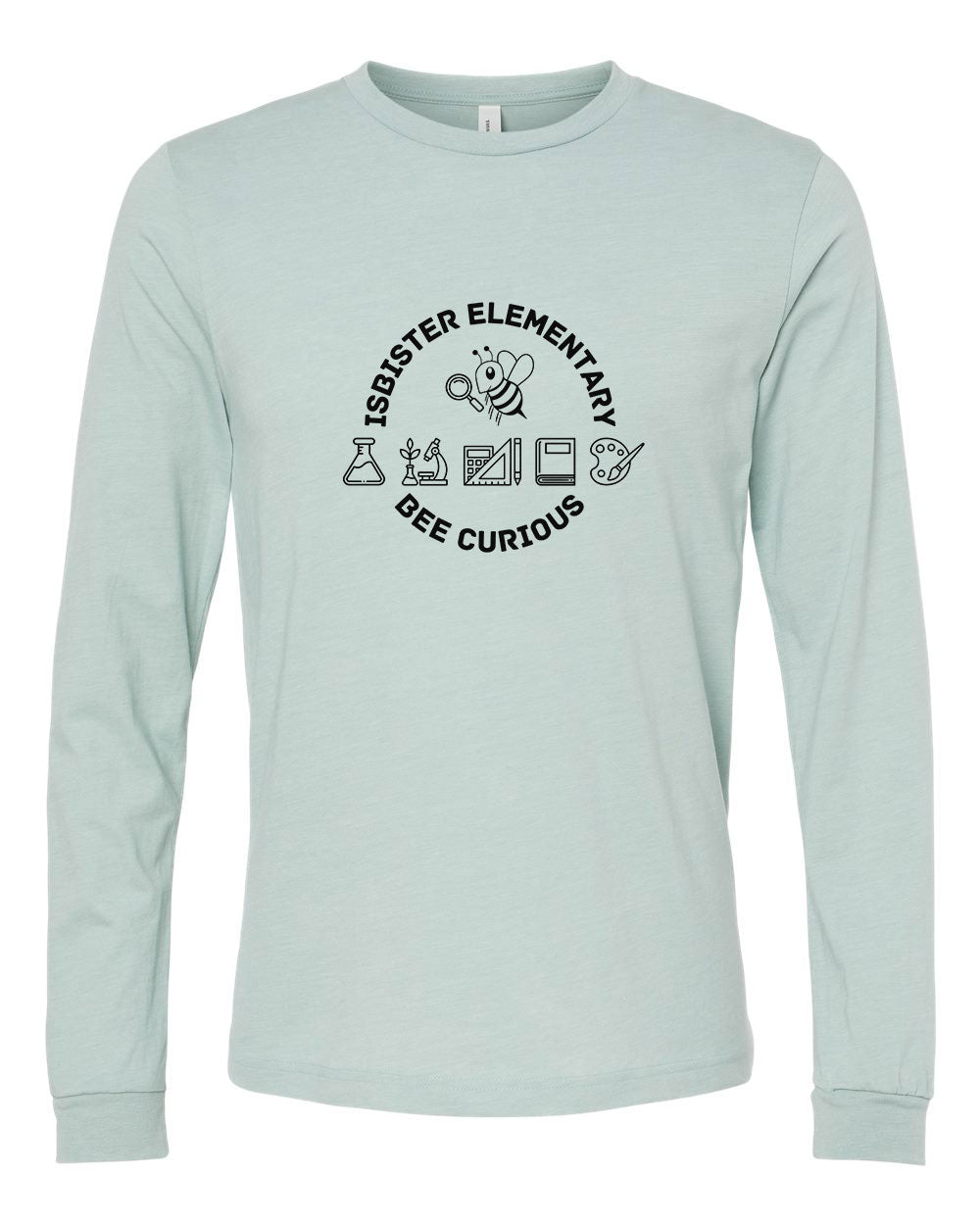 Isbister Bee Curious Adult Long Sleeve Bella+Canvas 3501CVC