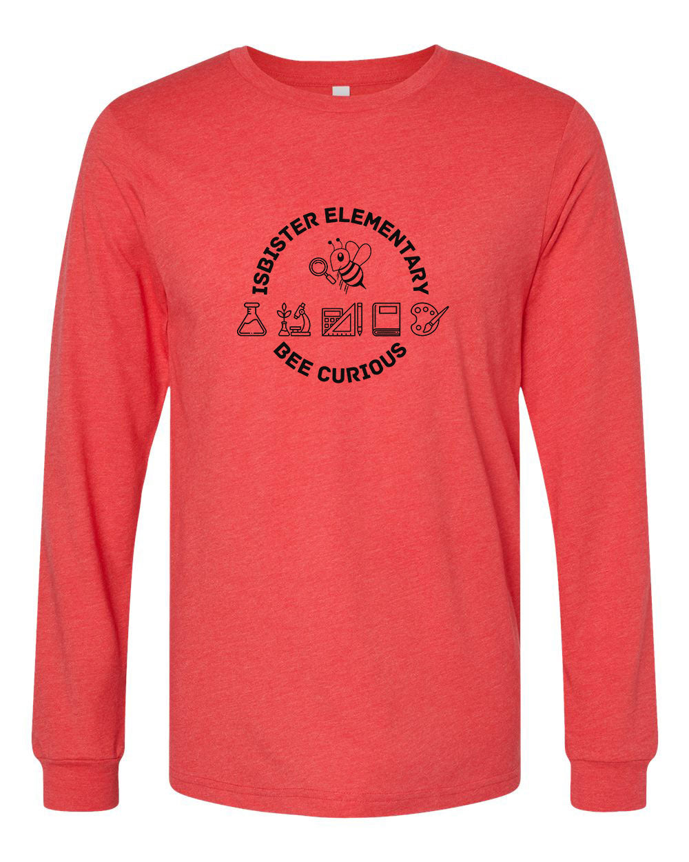 Isbister Bee Curious Adult Long Sleeve Bella+Canvas 3501CVC
