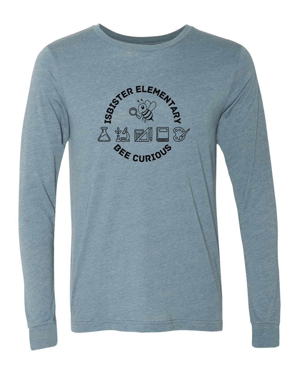 Isbister Bee Curious Adult Long Sleeve Bella+Canvas 3501CVC