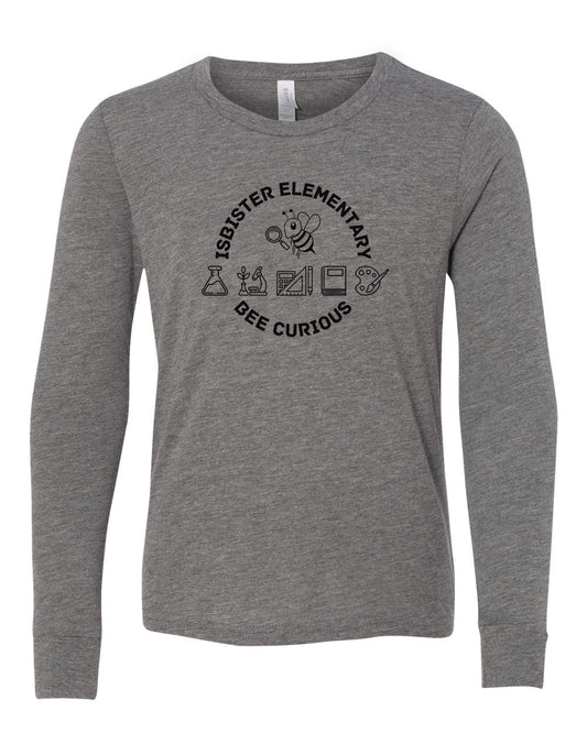 Isbister Bee Curious Youth Long Sleeve Bella+Canvas 3501Y