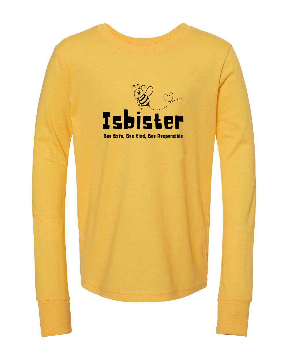 Isbister Motto Youth Long Sleeve Bella+Canvas 3501Y