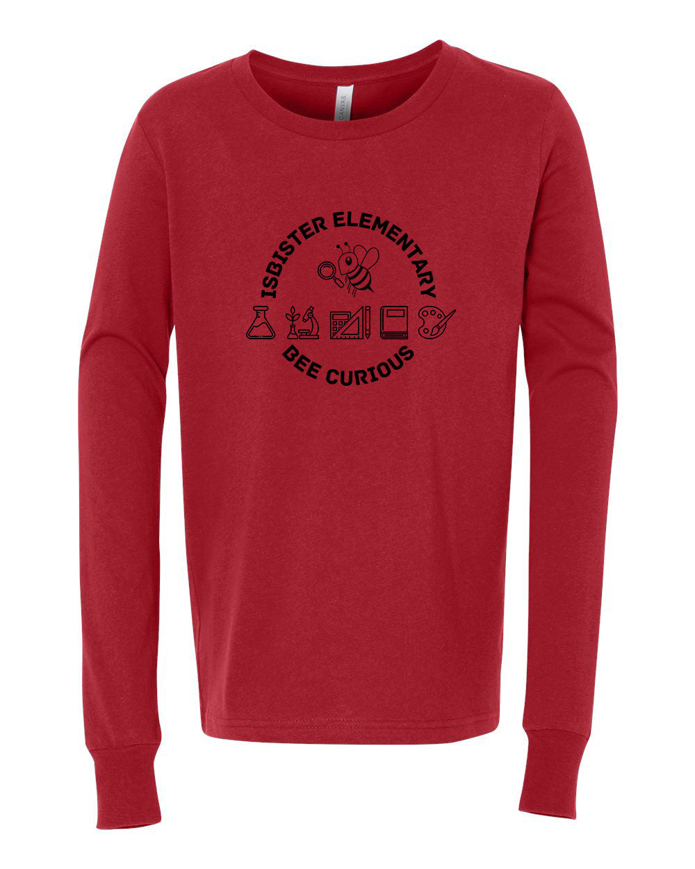 Isbister Bee Curious Youth Long Sleeve Bella+Canvas 3501Y