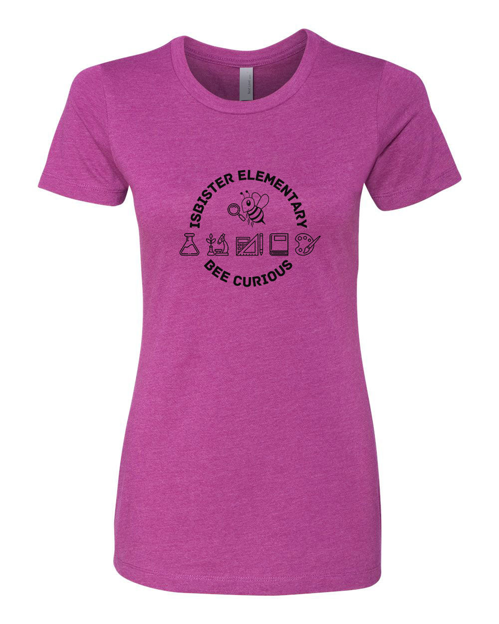 Isbister Bee Curious Adult Women's T-Shirt Next Level 6610