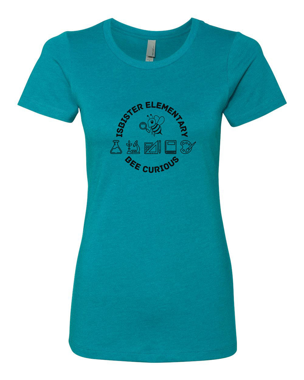 Isbister Bee Curious Adult Women's T-Shirt Next Level 6610
