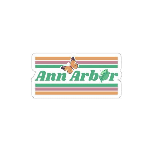 Ann Arbor Butterfly Die-Cut Stickers