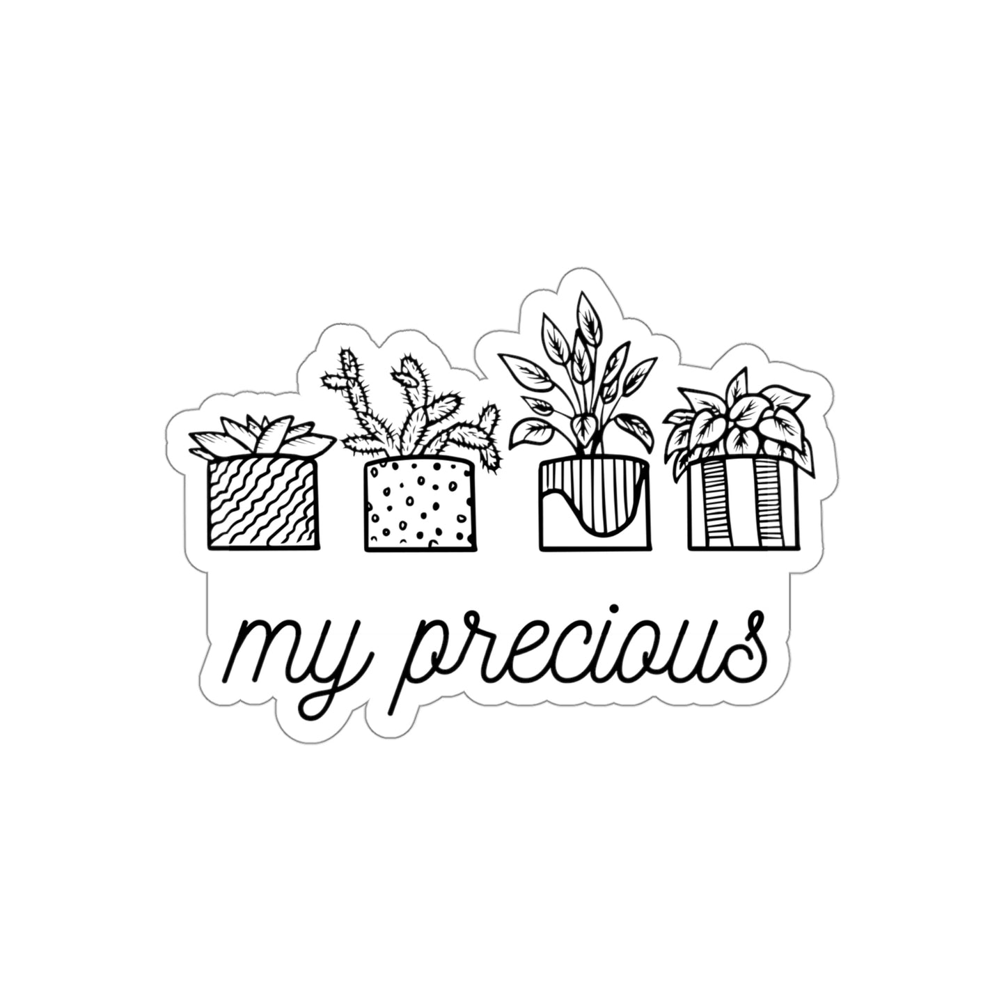 My Precious Plants Die-Cut Stickers