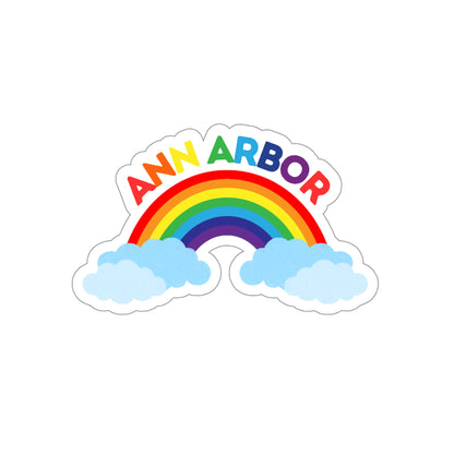 Ann Arbor Rainbow Die-Cut Stickers