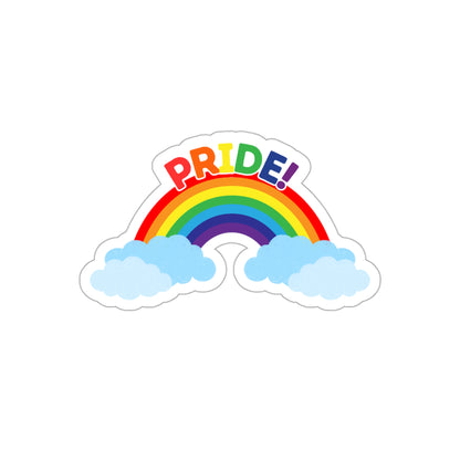 Pride Rainbow Die-Cut Stickers