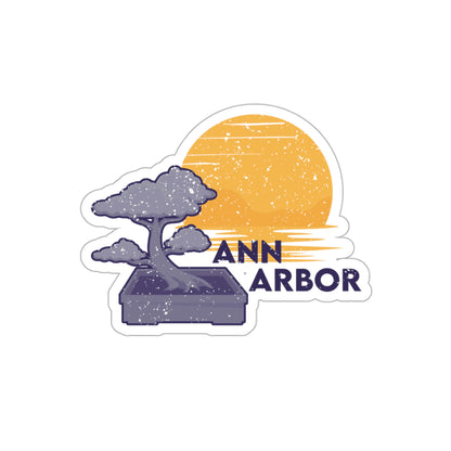 Ann Arbor Bonsai Tree Die-Cut Stickers