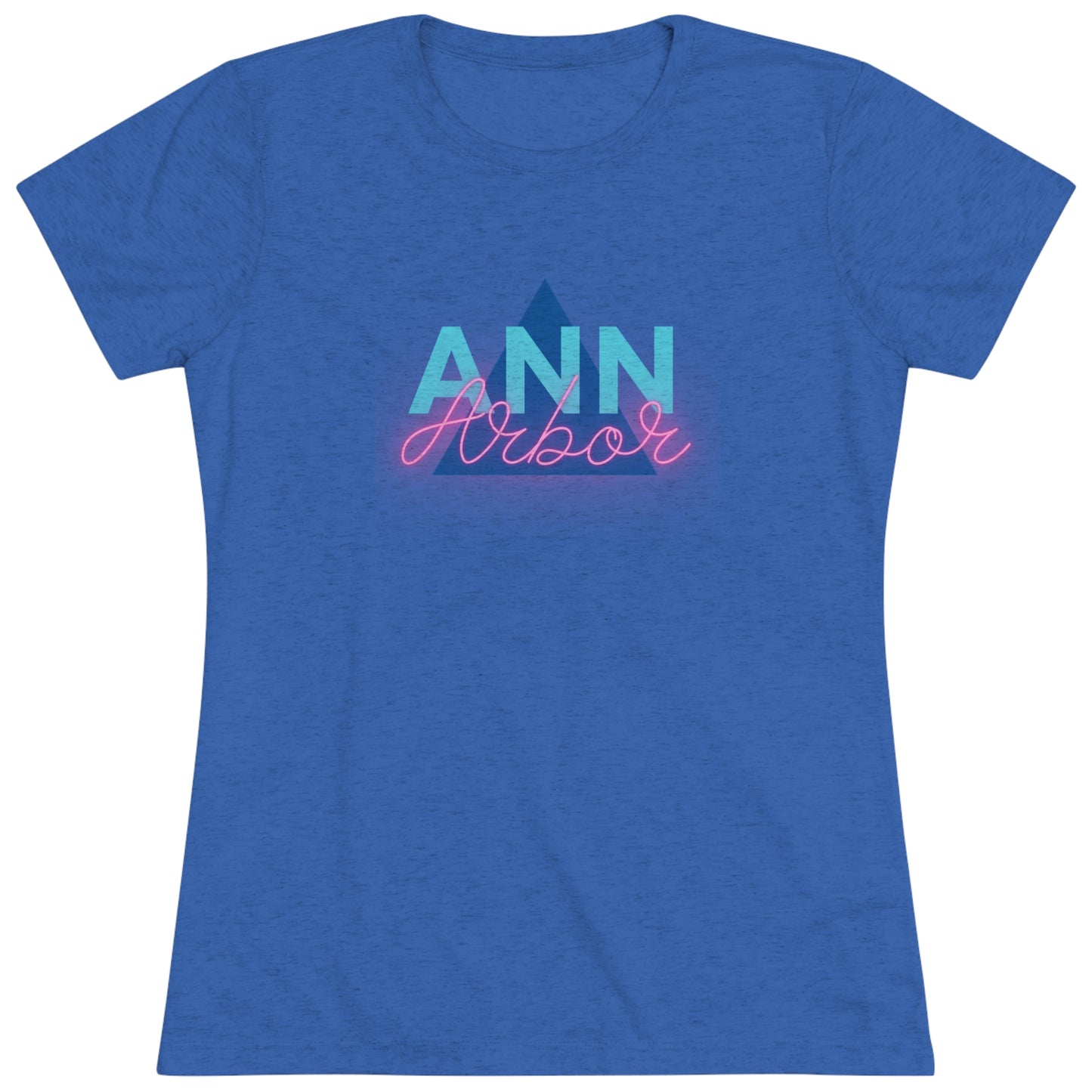 Ann Arbor Retro Triangle Women's Tri-blend T-shirt