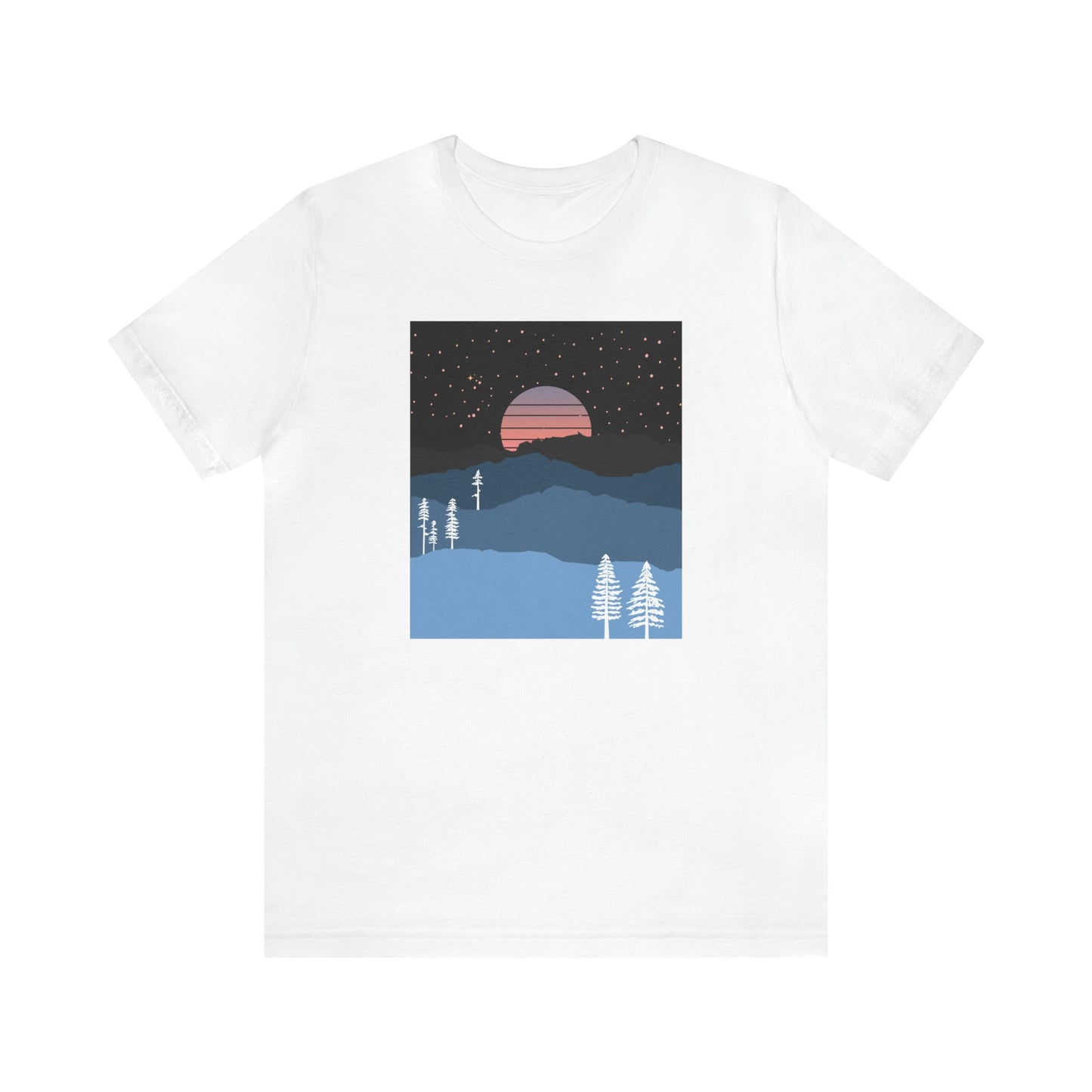 Mountain Moon Rise Unisex T-shirt