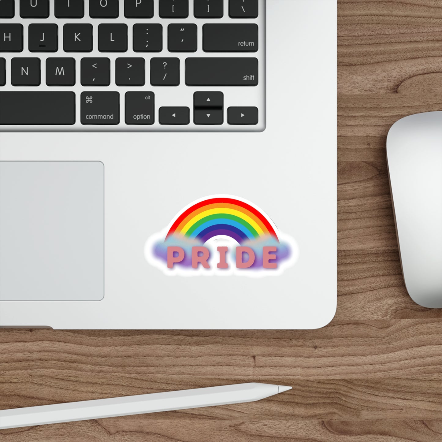 Pride Rainbow (alt) Die-Cut Stickers